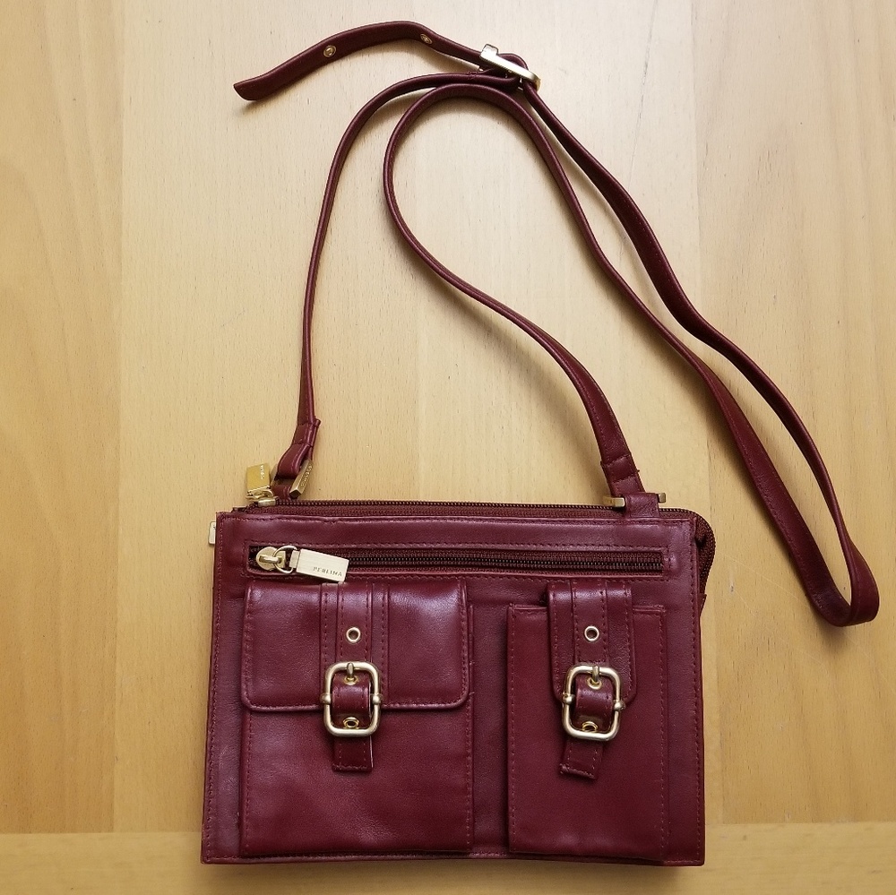 Perlina New York Burgundy Purse